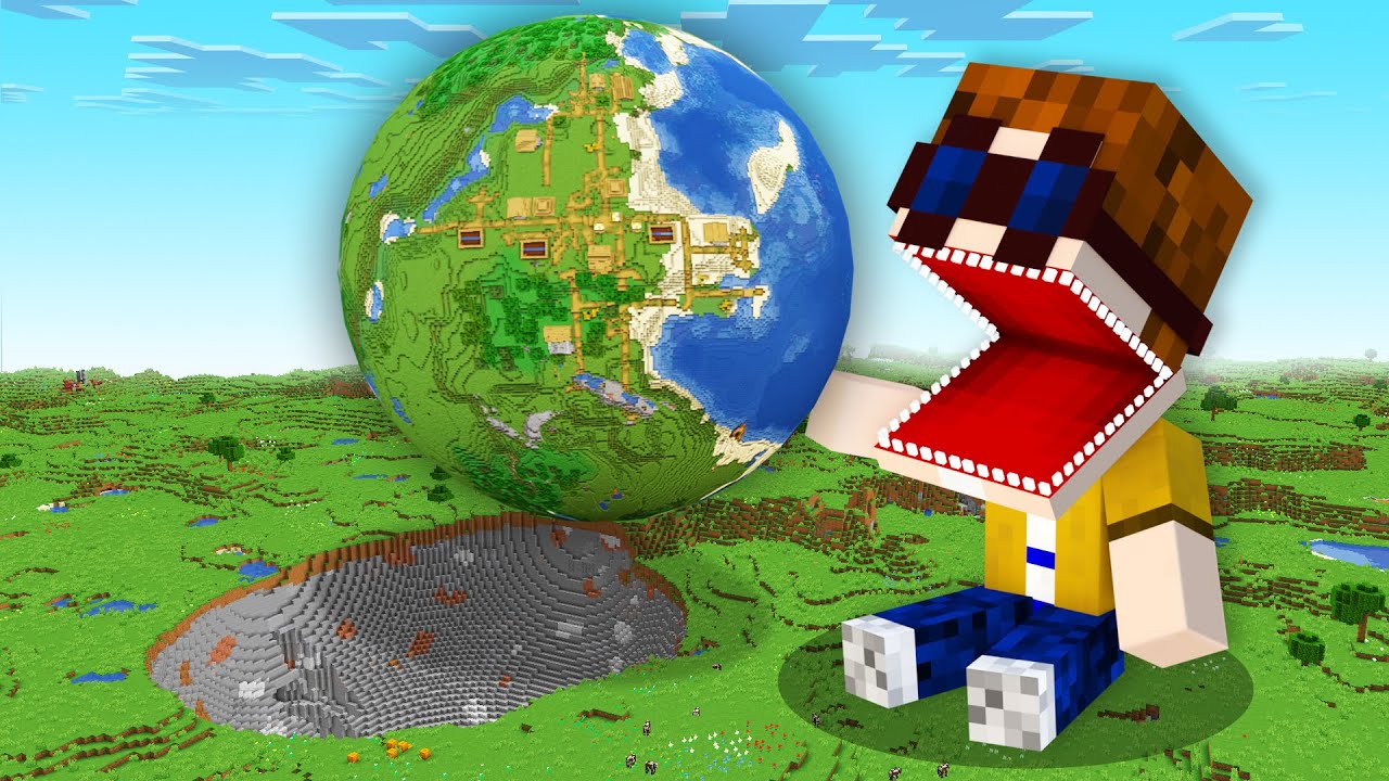 Ich habe DIE WELT meines FREUNDES GEFRESSEN in Minecraft!