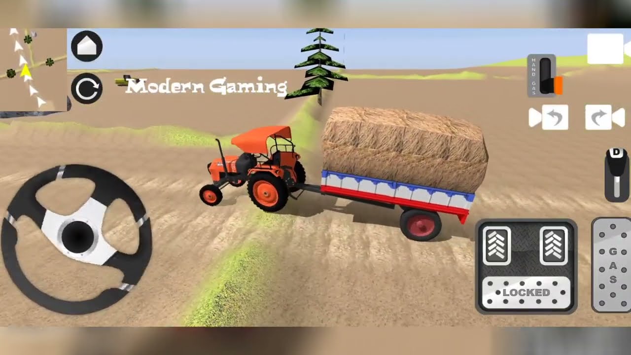 Indian Tractor Simulator 3D / REAL Cargo Tractor Driving