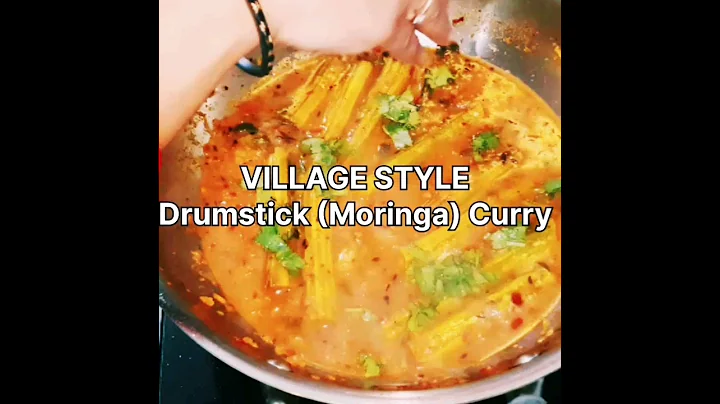 Village Style Tasty Drumstick (Moringa) Curry 😍 #shorts #song #drumstickrecipe