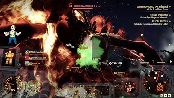 FALLOUT 76 INSANELY FAST SCORCHBEAST QUEEN KILL