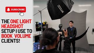 THIS ONE LIGHT HEADSHOT SETUP CAN GET YOU BOOKED!