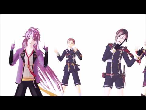 大将組＋不動でチャンバラジョニー【MMD刀剣乱舞】