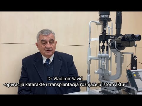 Operacija katarakte i lamelarna transplantacija rožnjače u istom aktu, specijalna bonica Sveti Vid