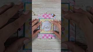 🐰use up your scraps and create an #eastercard #shortsfeed #eastergift #papercrafting #diyshorts
