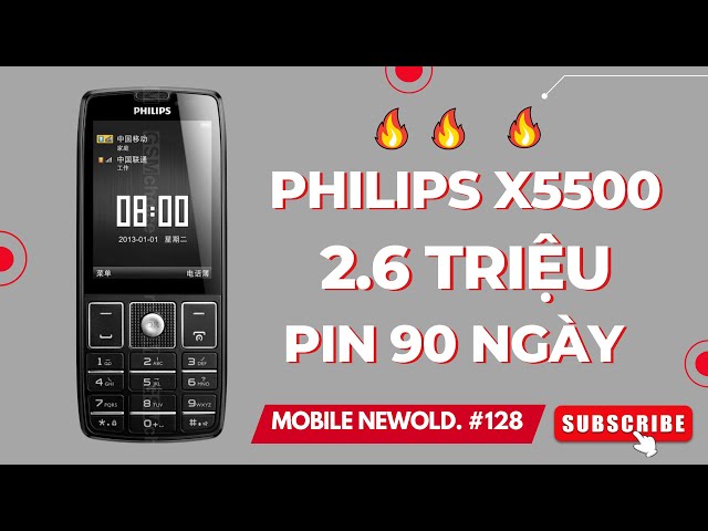 [ Mobile NewOld. #128 ] "BỎ 2.6 TRIỆU" Mua điện thoại phổ thông " PHILIPS X5500 " Liệu có đáng ?