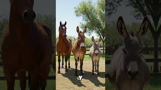 👉 Caballo 🐎 vs Mula 🐴 vs Burro 🫏 ¿Sabes las diferencias?