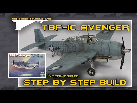 Building The HobbyBoss TBF-1C Avenger 1/48 Scale : Step By Step Video Build : Episode.1