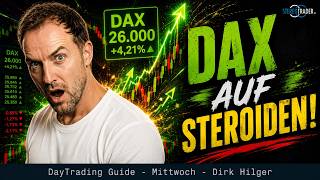 DAX auf Steroiden!? - DayTrading - DAX/Dow/NQ/BTC... - D. Hilger (Mi, 29.7.26)