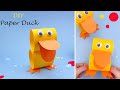 DIY 3D Paper Duck | How to make 3d paper duck easy | Crafts for kids | Easy Paper Craft #Shorts