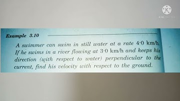 H.C Verma solutions chapter motion example no 3.10