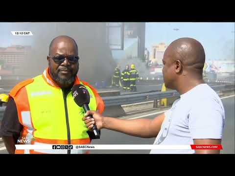 Joburg Fire | Traffic authorities advise motorists to avoid Empire Rd, Crown Interchange area