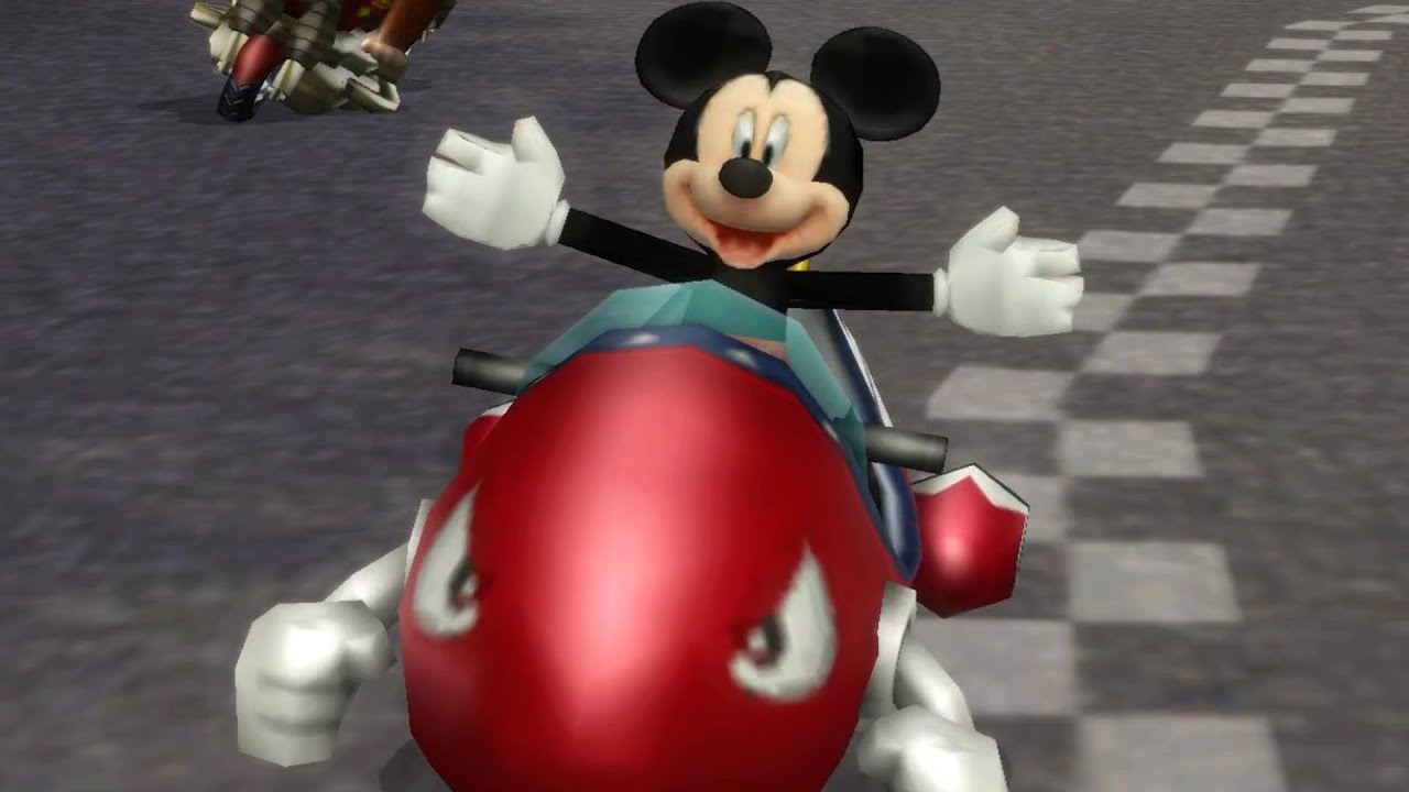 Mickey Mouse in Mario Kart Wii