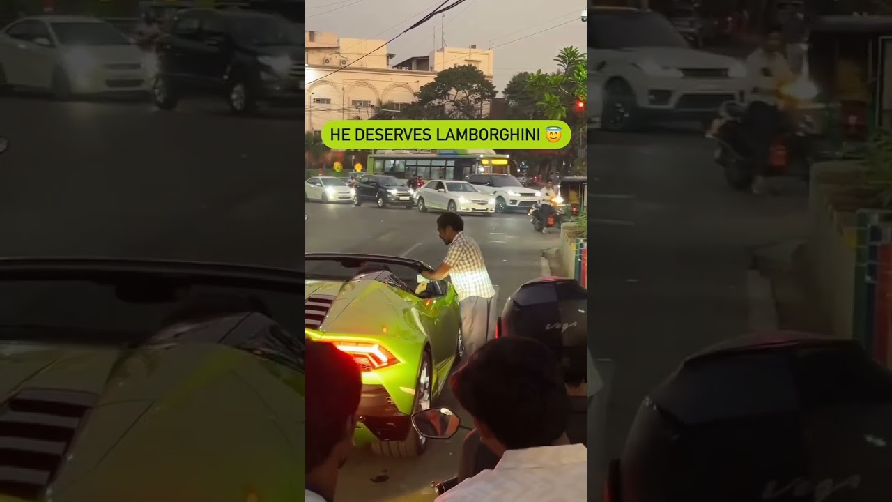 The Reason He Deserves Lamborghini 😇 