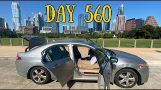 How I Live Out of My Car | Homeless in Austin, Texas #CARLIFE