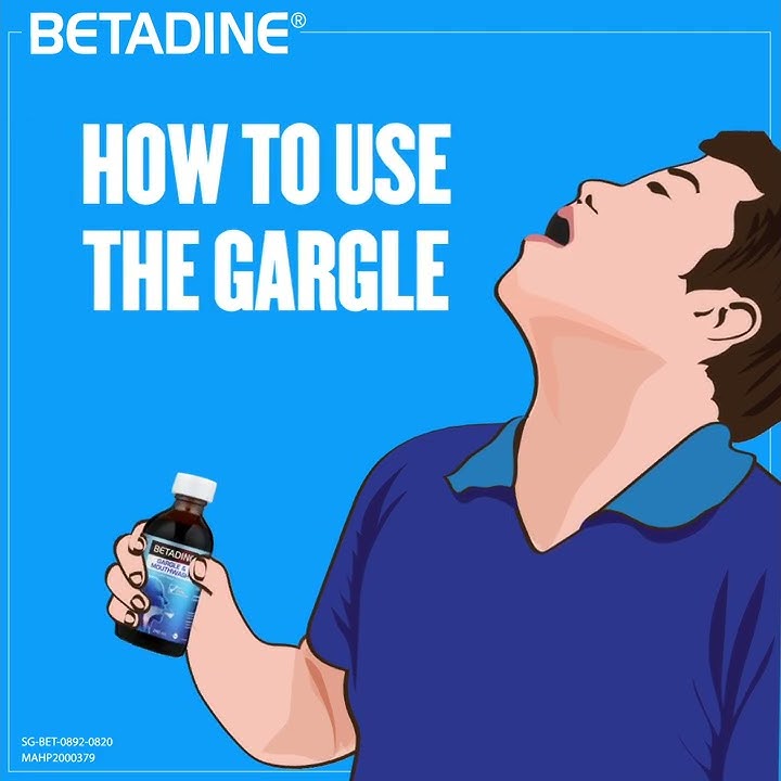 Gargle with BETADINE®