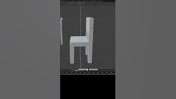 Blender is Easy part 3 - Table and Chair #blender #blender3d #blendertutorial #blendercommunity