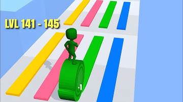 Layers Roll : Gameplay Walkthrough Unlock Level 141 - 145 (iOS, Android)