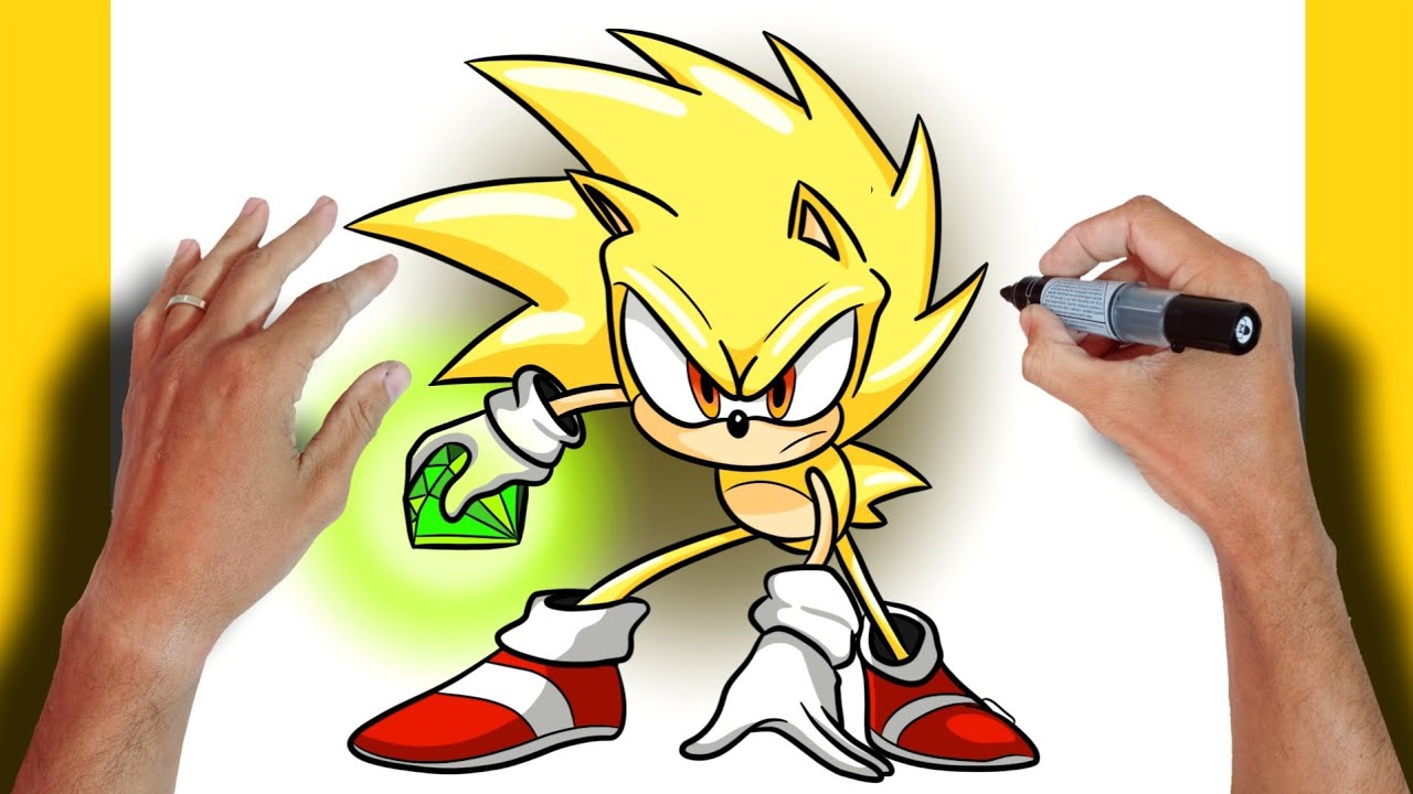 como desenhar o super sonic｜Pesquisa do TikTok