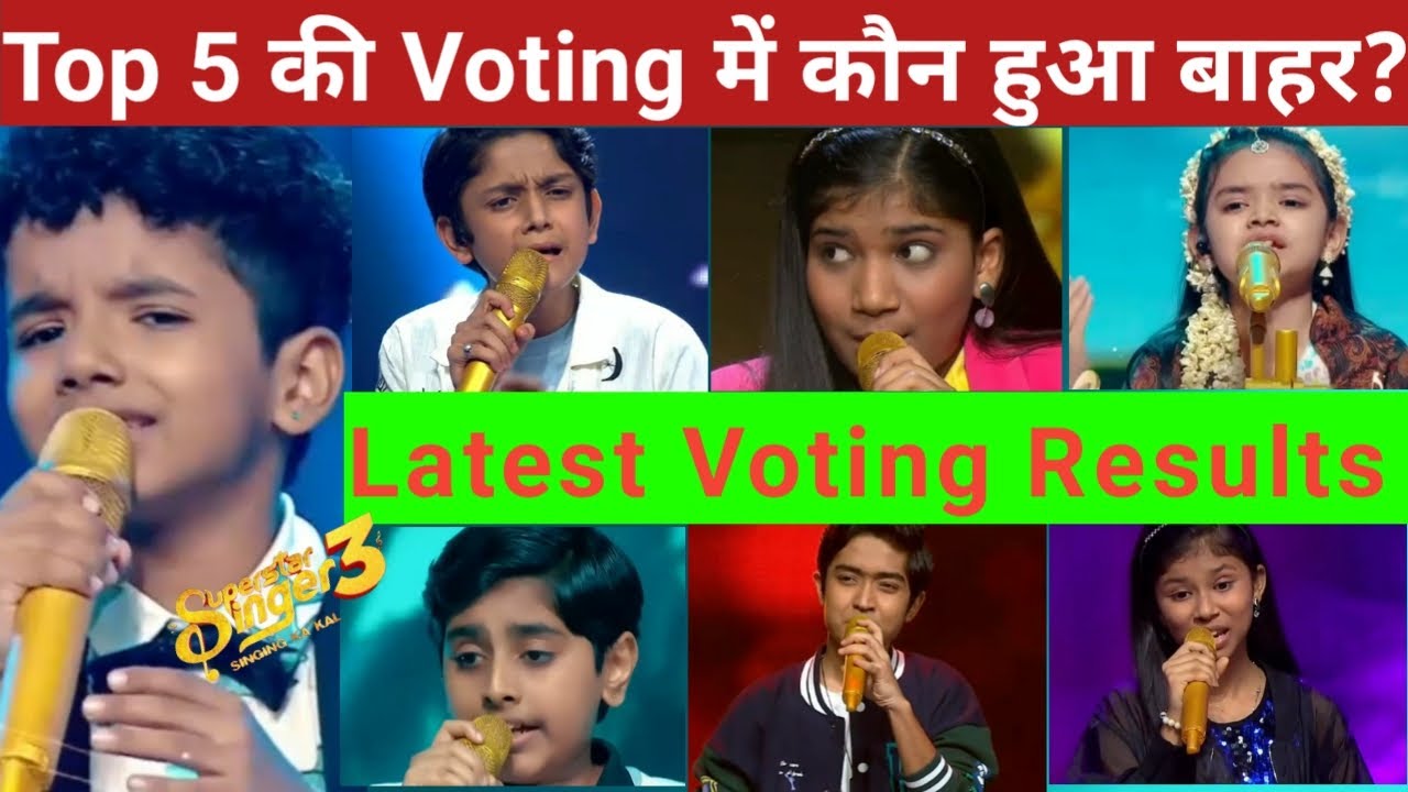 Superstar Singer 3 | Top 5 Highest Voting Contestants | Latest Voting ...
