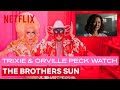 Trixie mattel  orville peck react to the brothers sun  i like to watch  netflix