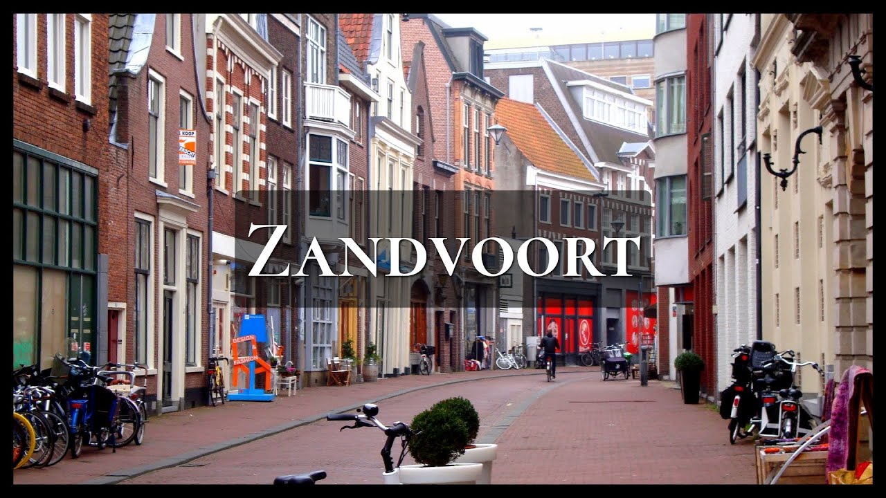 Walking Tour of Zandvoort, Netherlands. Walk In The Old City [4]