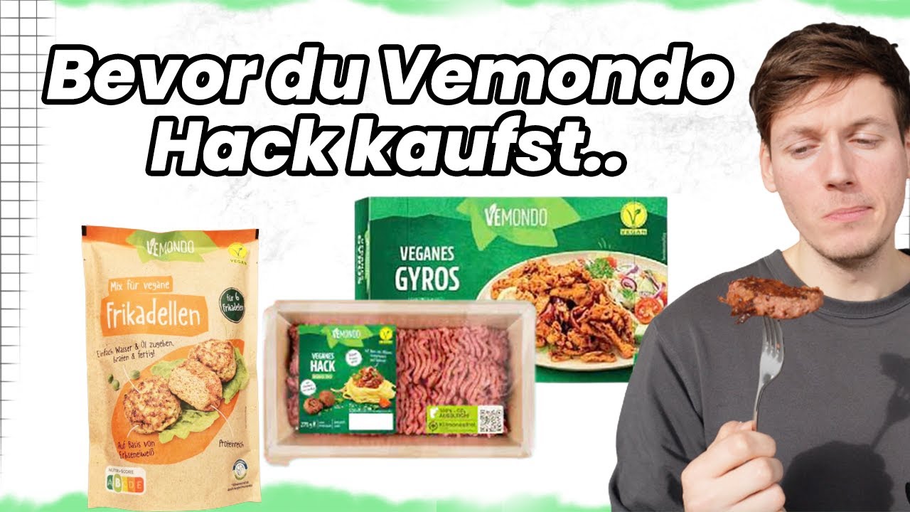 Vemondo Hack, Gyros & Frikadelle im Test | Vegane Alternativen im Test! -  YouTube
