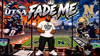 UTSA vs Navy Predictions | CAN NAVY BE STOPPED! 🚨 FADE ME IF YOU BAD! 🔥🏈