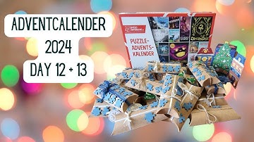 Sue’s Puzzle Advent Calendar 2024 🎄 Day 12 & 13 Unboxing!