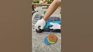 how to use diamond polishing pad to grind and polish stone, suitable for granite, marble