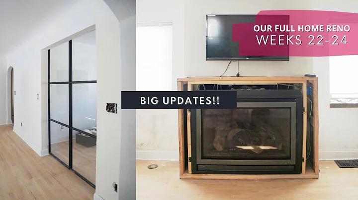 Steel glass doors and fireplaces! | Weeks 22-24 of...