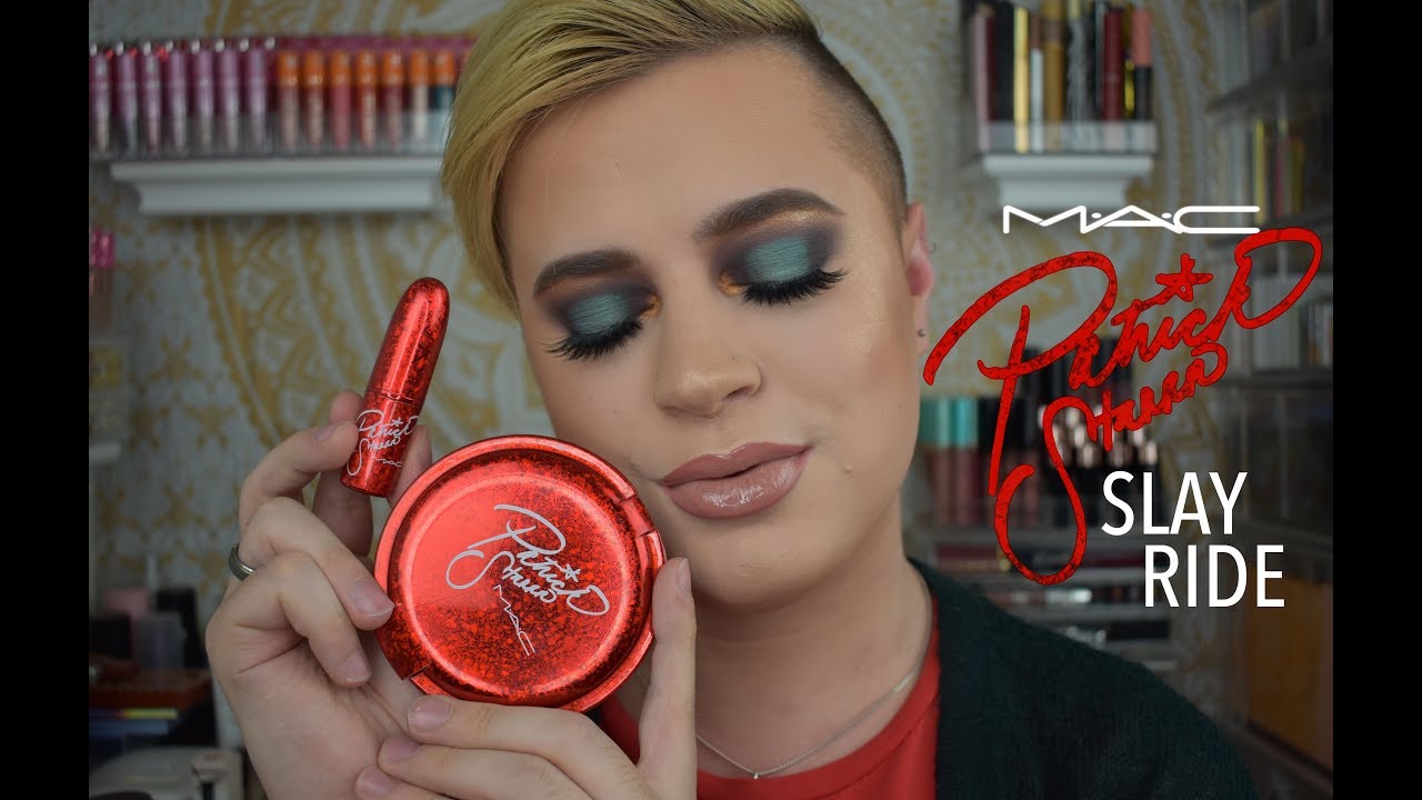 MAC X PATRICK STARRR SLAY RIDE COLLECTION TUTORIAL AND REVIEW
