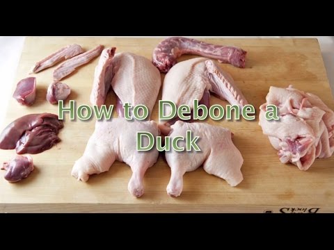 How to Debone a Duck - How to Break Down a Duck - How to Butcher Duck