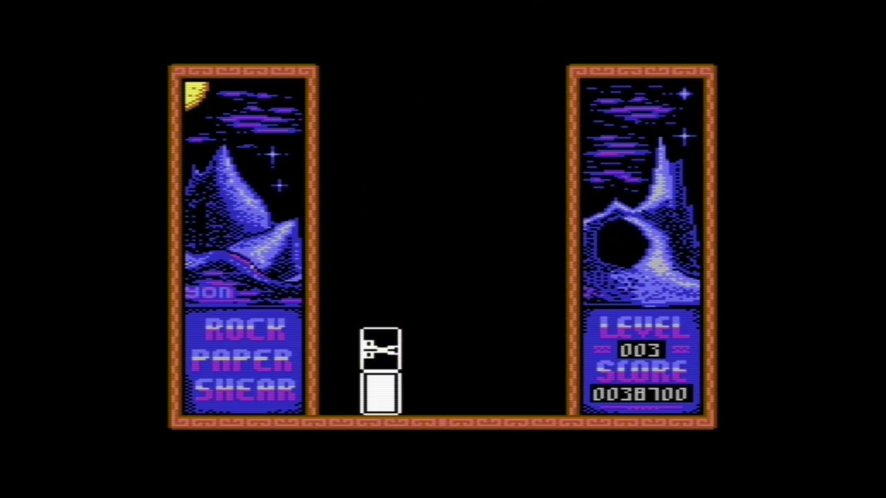 Rock Paper Shear Longplay (Commodore 64 Game)