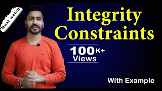 Lec-8.0: Integrity Constraints in Database with Examples screenshot 3