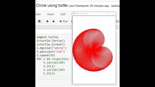 Magic with Circle ( Turtle Library)