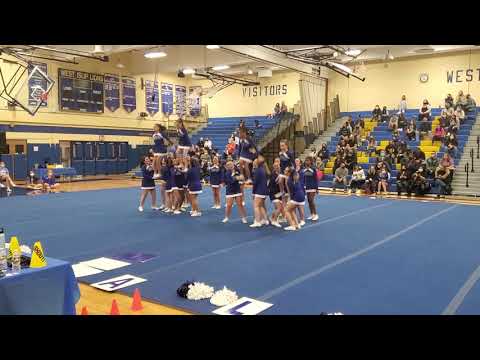 Hauppauge Middle School cheer comp @ West Islip HS 12/05/21.