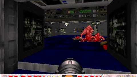 Ultimate DOOM (100%) Walkthrough (E1M5) Phobos Lab (UV difficulty)