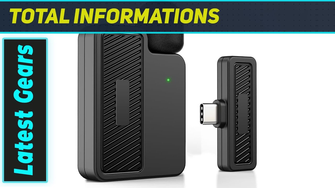 Лучший беспроводной петличный микрофон USB C: превосходное качество звука для телефонов, ноутбуко...