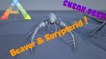 ARK Dev Kit Sneak Peek | Textured Beaver & Eurypterid + Cave files update