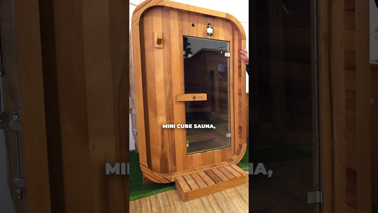 Thermowood MiniCube Sauna-2Person $5,399-$250 Discount Promo Code:SHERVIN250.