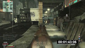 COD MW3: Epic Rushing 154 second MOAB on Bootleg