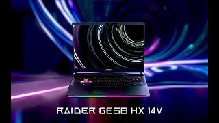 LAPTOP NOTEBOOK MSI RAIDER GE68 HX 14V i9-14900HX 32GB RAM 1TB SSD RTX 4070 WIN11 OHS 9S7-15M231-257