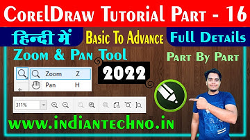 CorelDRAW Zoom & Pan Tool all option in CorelDRAW in hindi | CorelDRAW Tutorial | Part 16 #16
