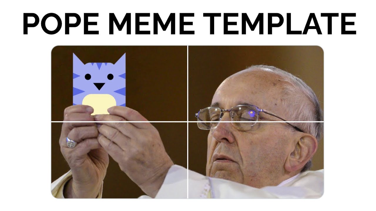 how-to-make-the-pope-meme-with-free-online-templates-youtube