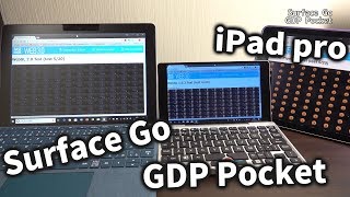 Surface Goの性能はどうなの？GPD PocketやiPad Proと比較