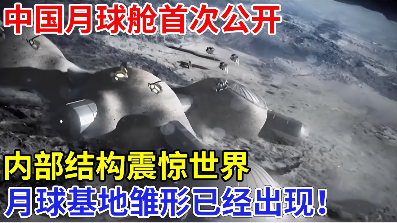 中国月球舱首次公开，世界最长生存370天，外国教授参观内部，结构震惊世界，月球基地雏形已经出现！【科技前沿】