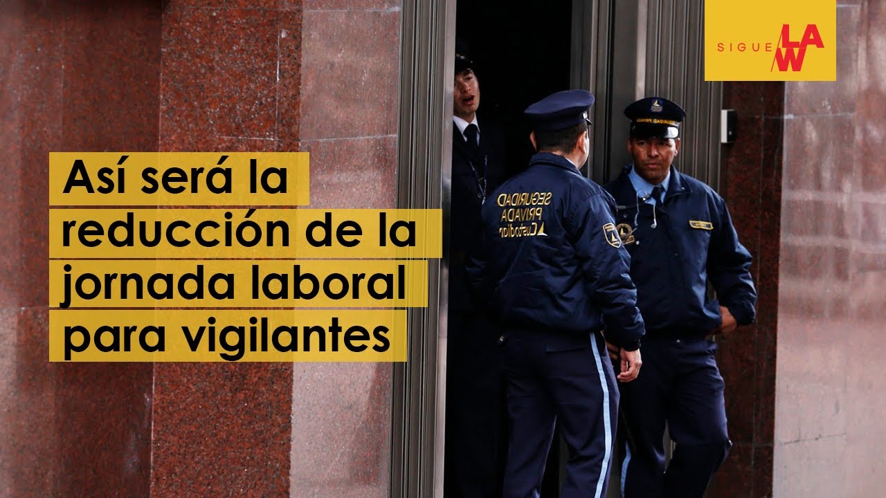 Así será la reducción de la jornada laboral para los vigilantes