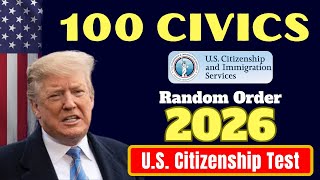 2026 random 100 civics questions and answers - U.S. citizenship test 2025 I N400 Interview #n400