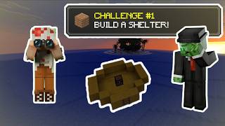 We're STRANDED on a Deserted Island… Can We Survive | Minecraft Stranded #1