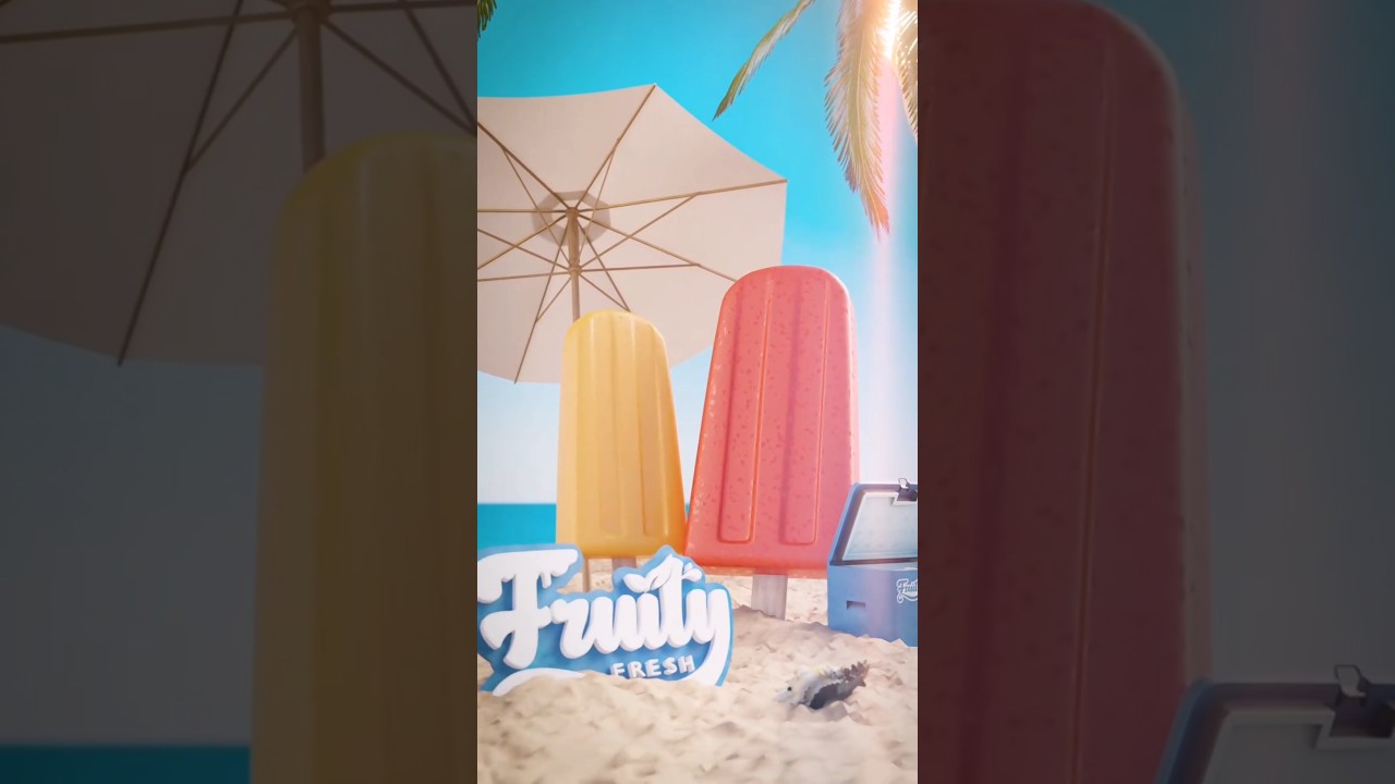 Icecream 3D Product Animation Video | Video ads | +91 9873350605